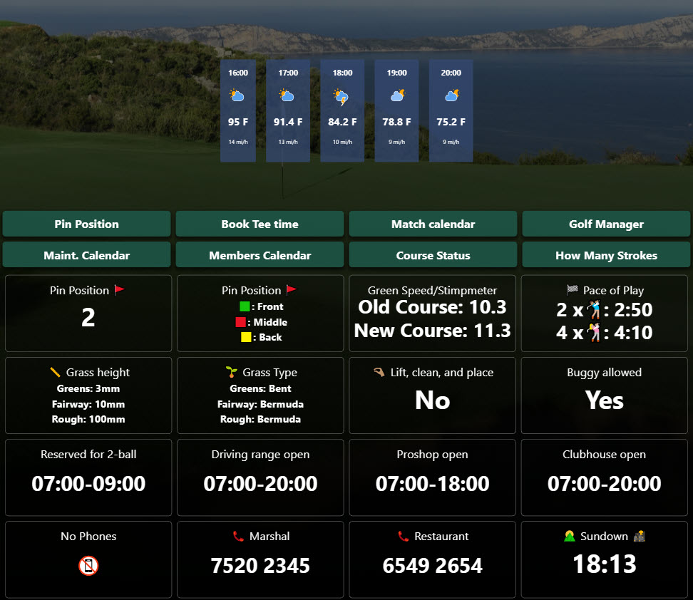 Todays Info Boxes