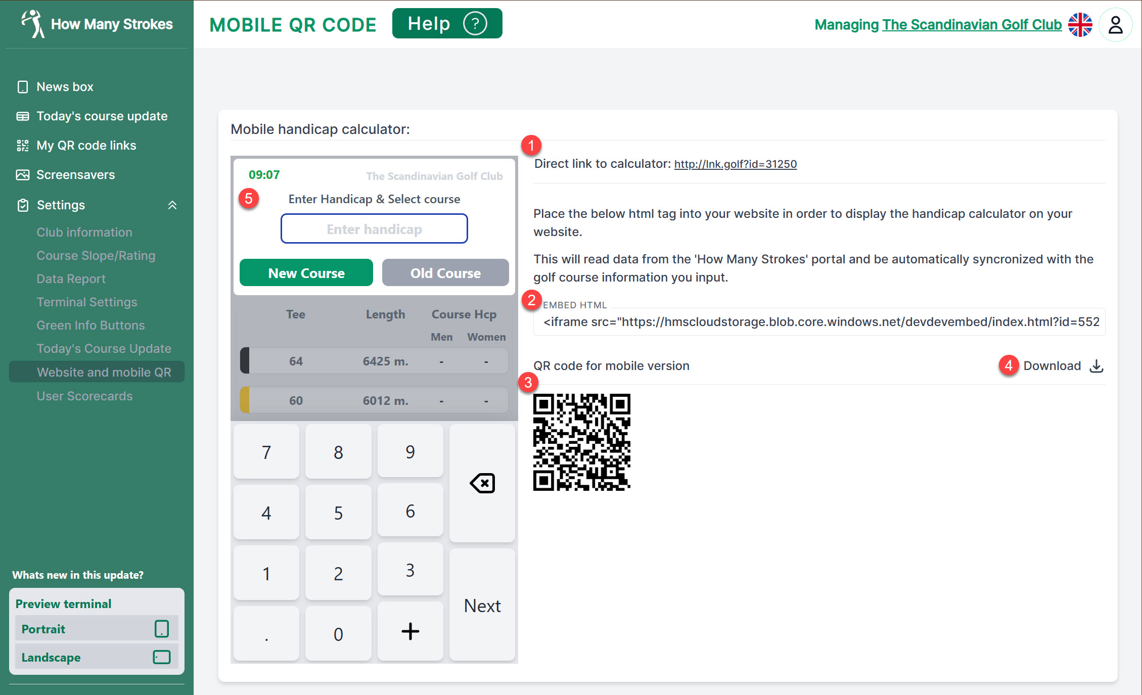 Mobile QR And Web Embed