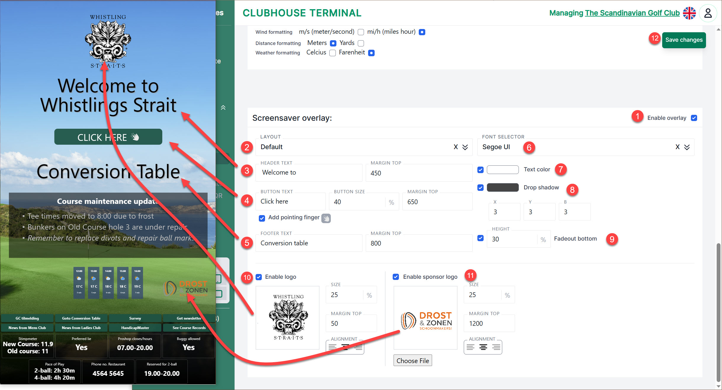 Settings Screensaver Overlay