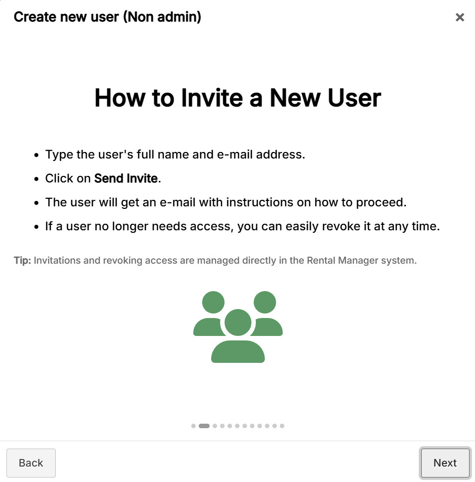 Rental Manager Invite