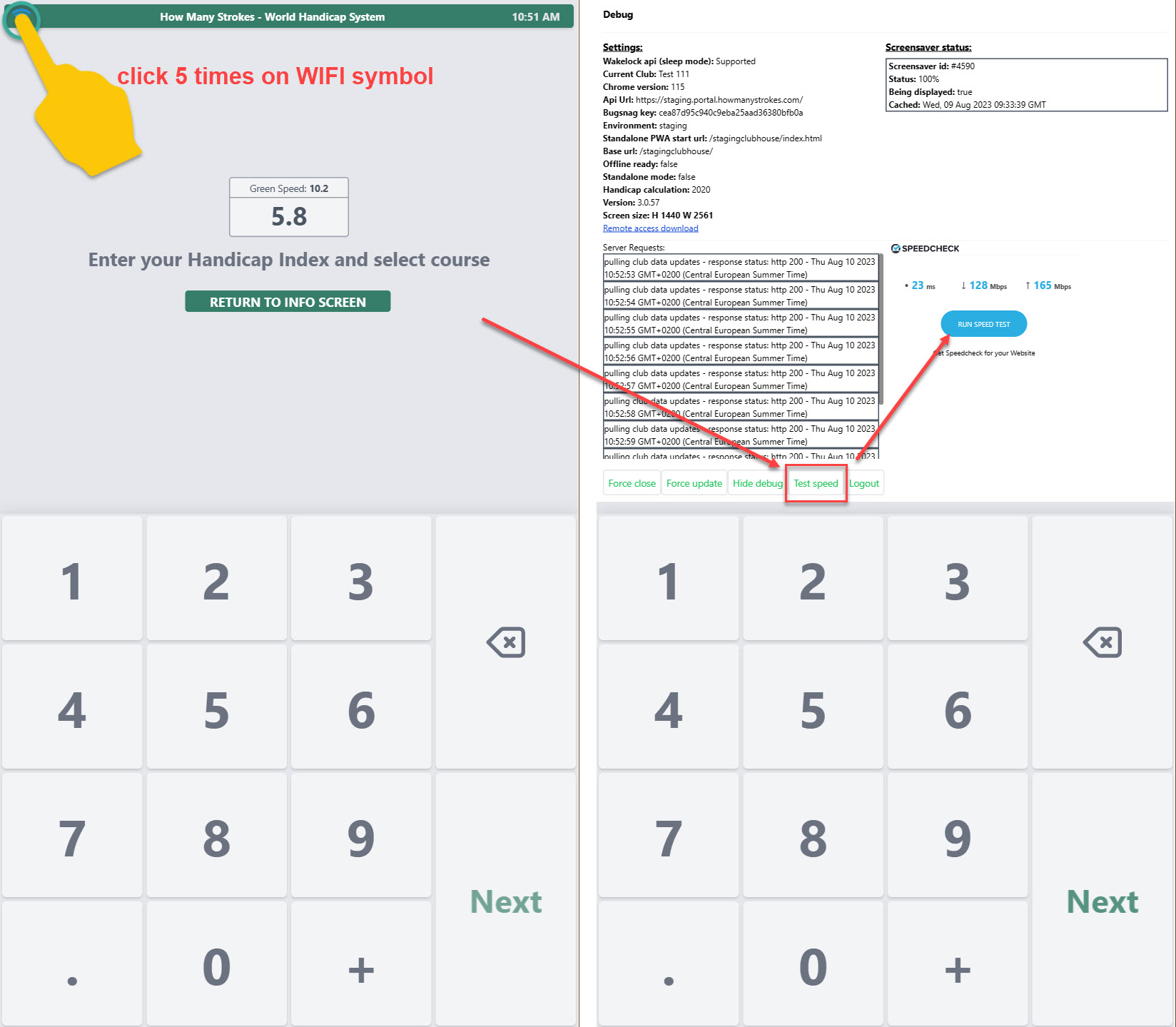 Test Wifi Speed